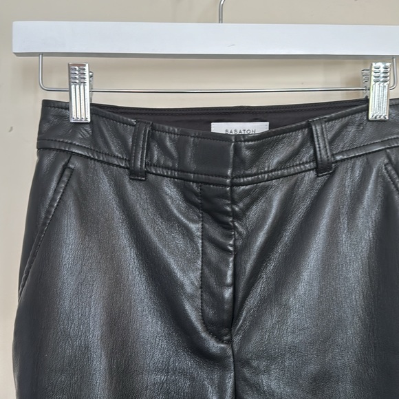 Babaton Faux Leather Pants - Picture 2 of 7